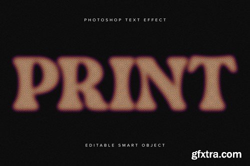 Grunge Halftone PSD Text Effect 765MQ6C