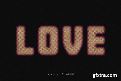 Grunge Halftone PSD Text Effect 765MQ6C