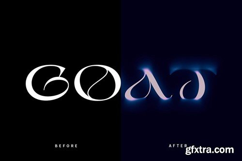 Blurred Aura PSD Text Effect F7XKNT9