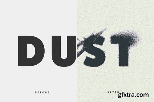 Grunge Halftone PSD Text Effect 5YBTDD4