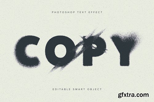 Grunge Halftone PSD Text Effect 5YBTDD4