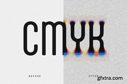 Colourful Halftone Grunge PSD Text Effect H6YBXYP