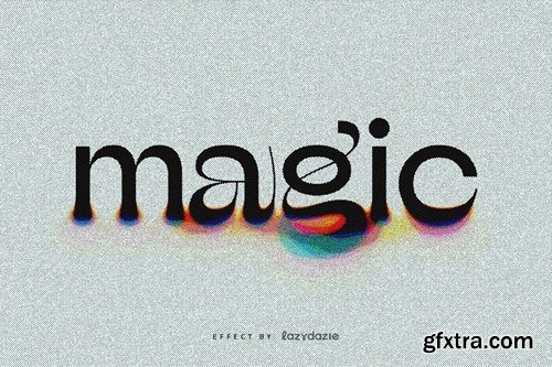 Colourful Halftone Grunge PSD Text Effect H6YBXYP