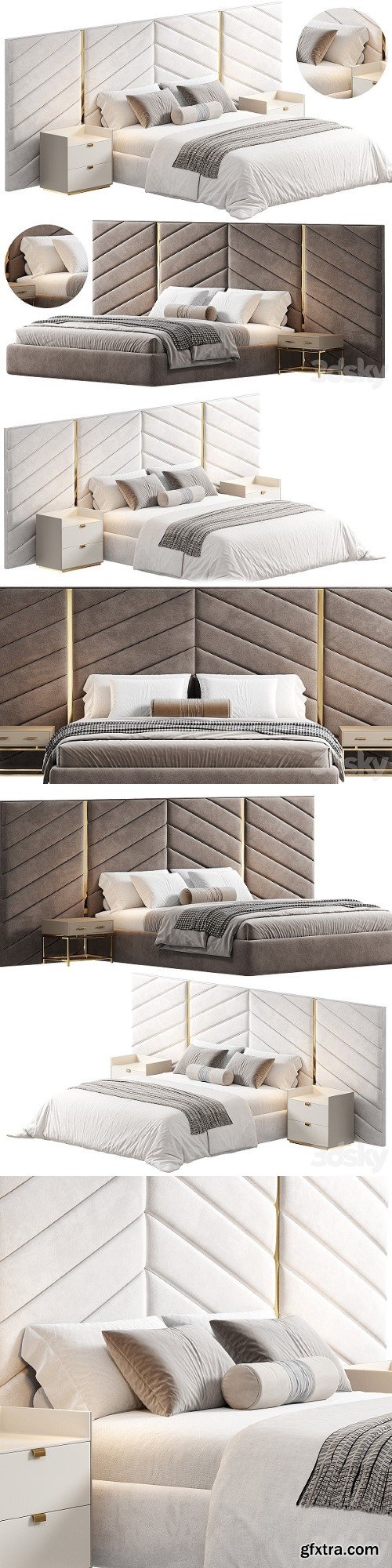 MASSIMO Bed by Cazarina