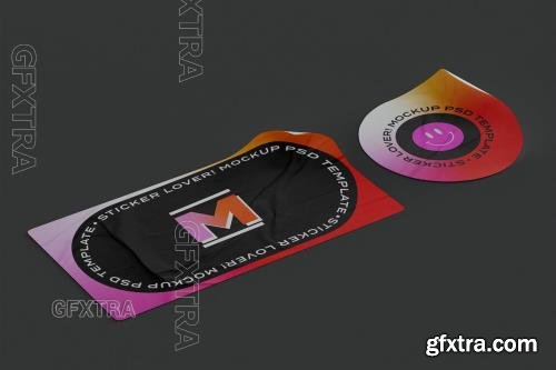 Stickers Mockup RG2Y46G