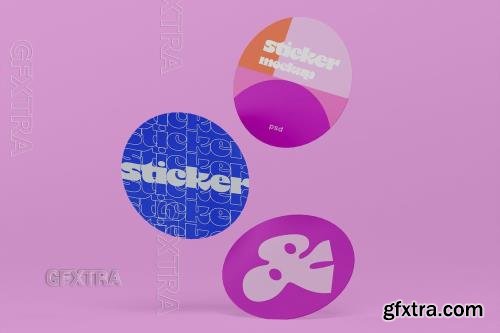 Stickers Mockup PWBX9PN