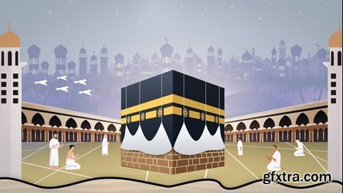 Videohive Eid Adha with Hajj Mubarak 46336039