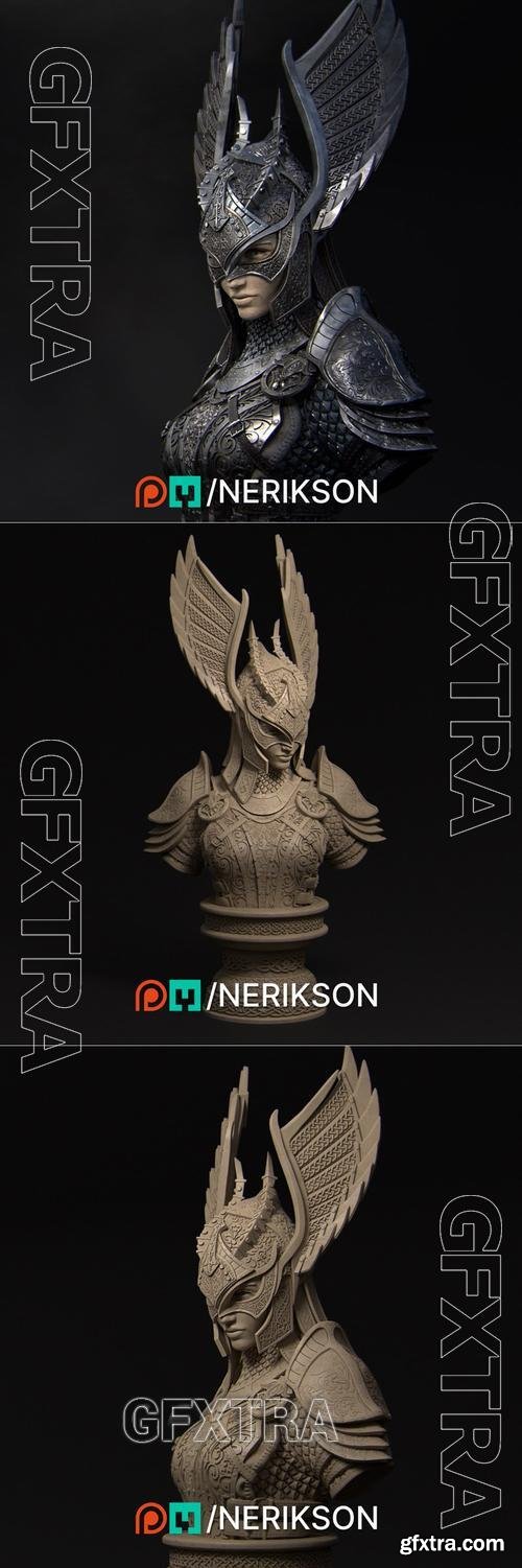 Revna Bust &ndash; 3D Print Model