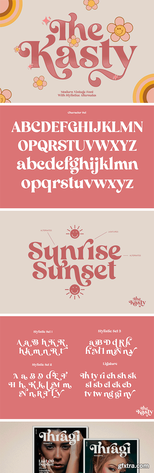 The Kasty Vimtage Font