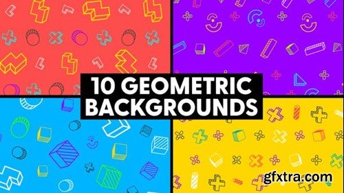 Videohive Geometric Backgrounds 46352915