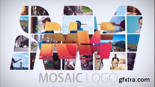 Videohive Mosaic Logo Intro 46334215