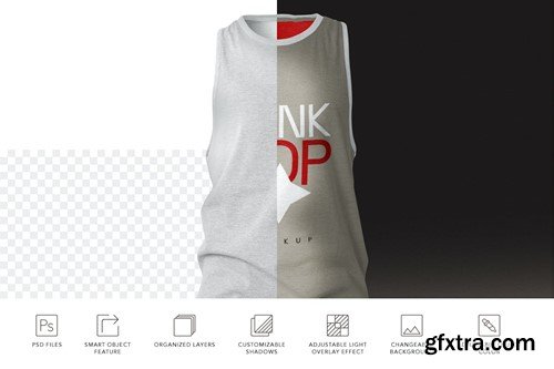 Men Tank Top Mockups CTLS25G