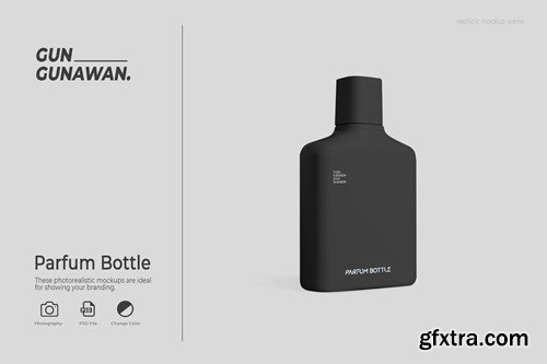 Parfum Bottle Mockup 96UEHTY