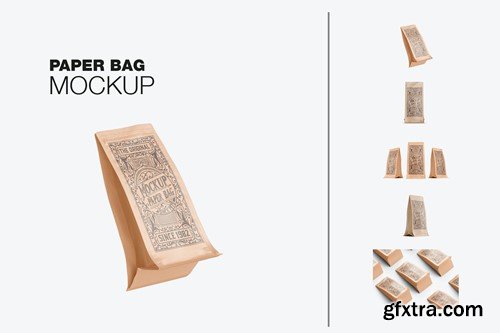 Pack Kraft Paper Bags Mockup 72NR9UF