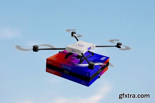 Delivery Drone Mockup KBYZUUH