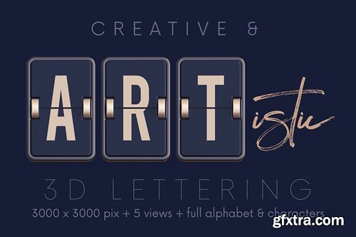 Split-Flap - 3D Lettering 4H2768H