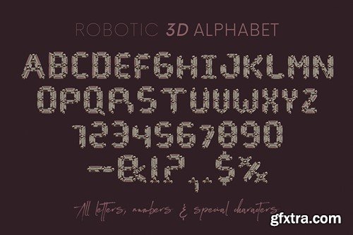 Robotic - 3D Lettering RTQN74C