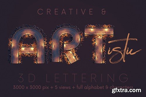 Night Road - 3D Lettering ATF2XTA