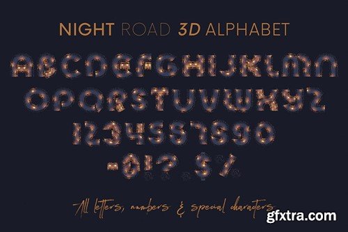 Night Road - 3D Lettering ATF2XTA