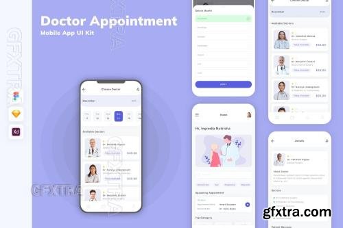 Doctor Appointment Mobile App UI Kit AGXWZSU