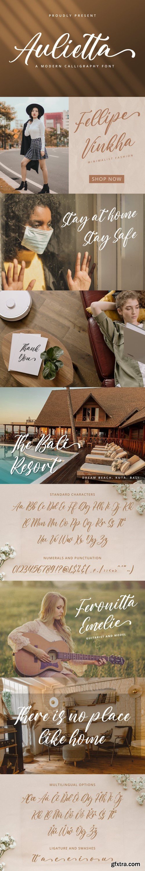 Aulietta - Elegant Script Font