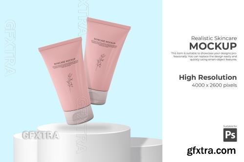 PSD Realistic Skincare Mockup 6NHTU74