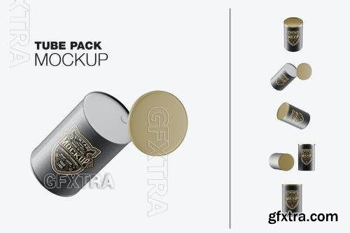 Set Food Tin Can Mockup 6E4HGVB