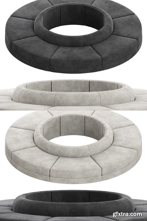 Maura Modular Convex Circle Sectional Sofa