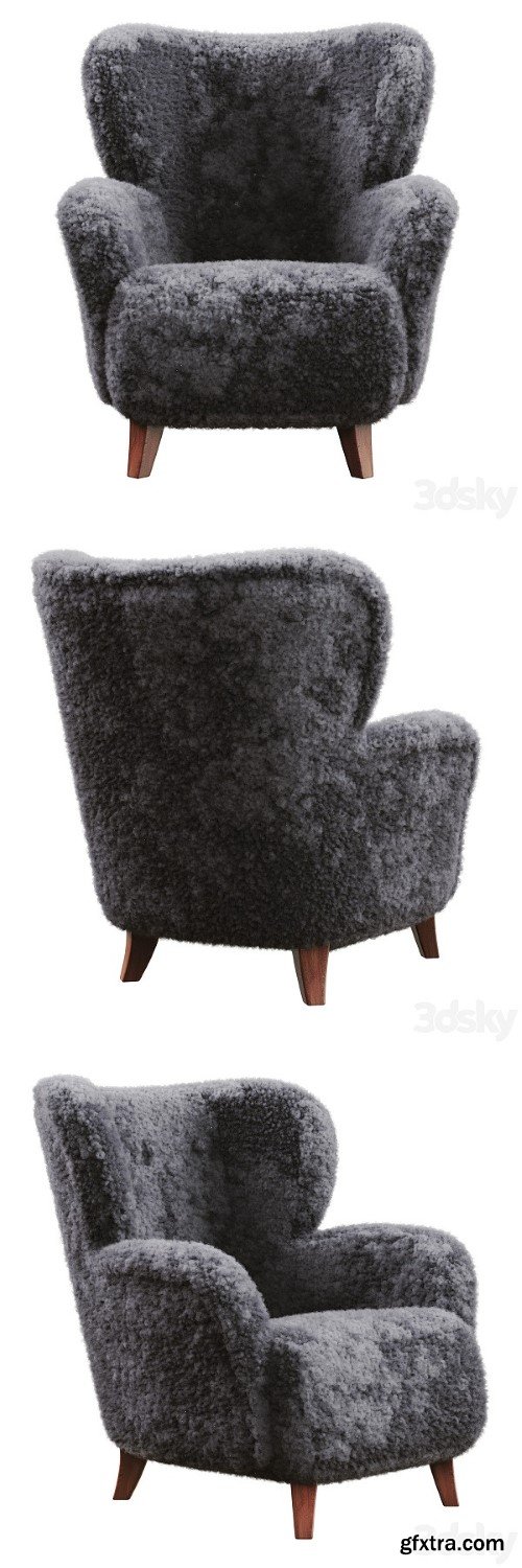 Scandinavian vintage armchair