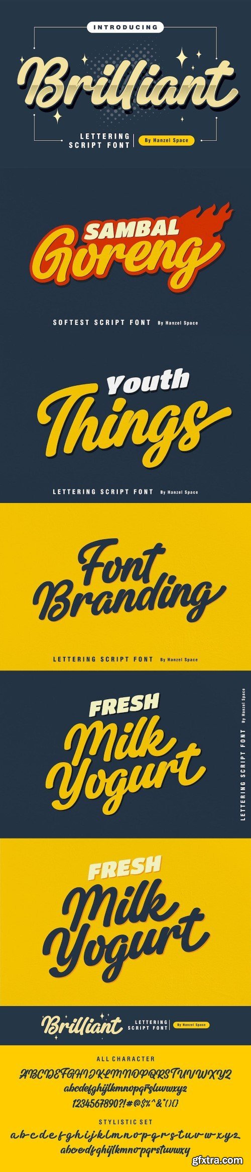 Brilliant | Lettering Script Font