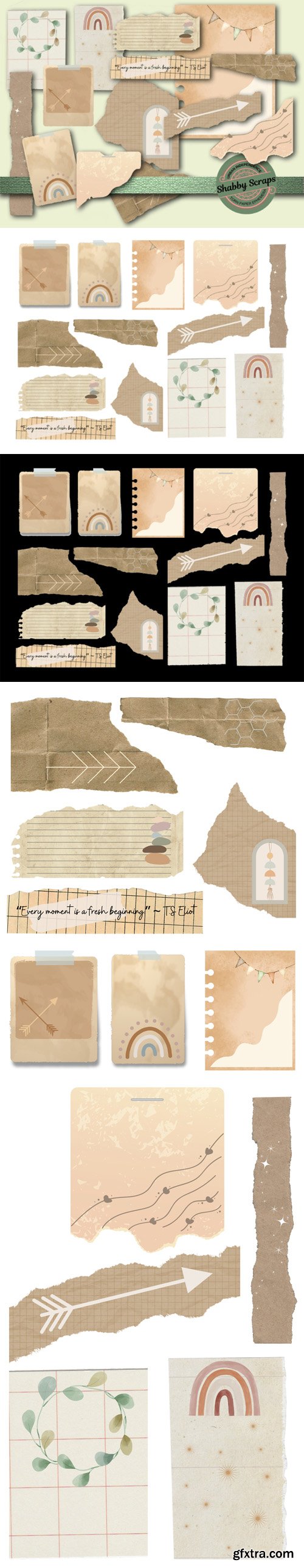 Dowdy Scraps PNG Templates