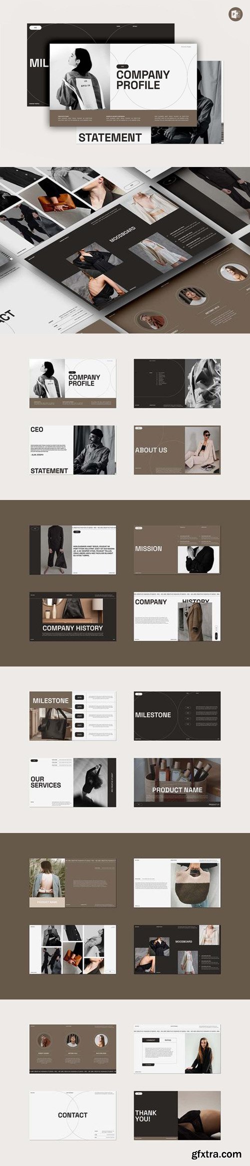 Company Profile PowerPoint Presentation Template