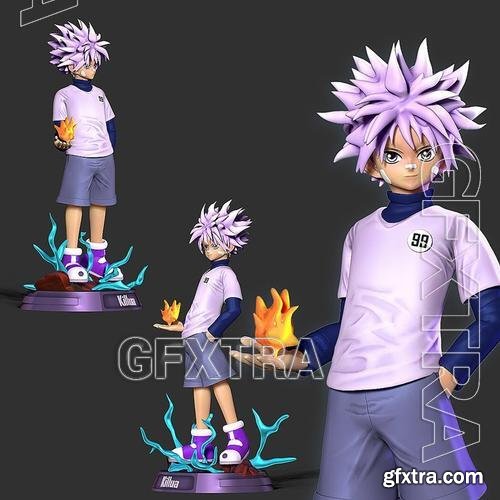 Killua Zoldyck - Hunter and Hunter &ndash; 3D Print Model