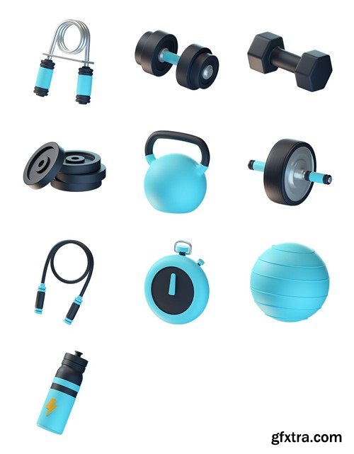 Fitness 3D Icon 3QEX9Q3