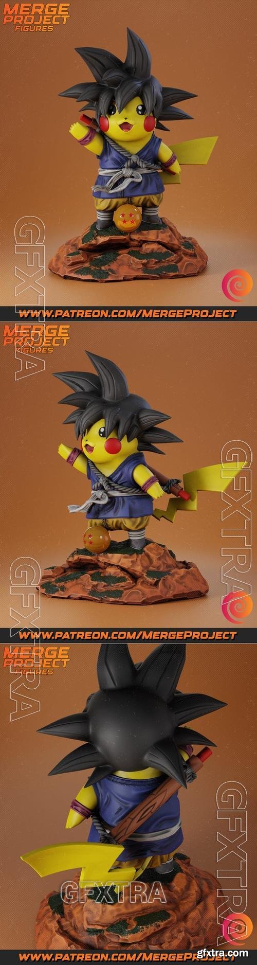 Gochu Pikachu Goku &ndash; 3D Print Model