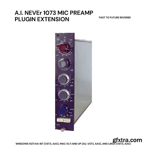 PastToFutureReverbs A.I. NEVEr 1073 Mic Preamp Plugin Extension