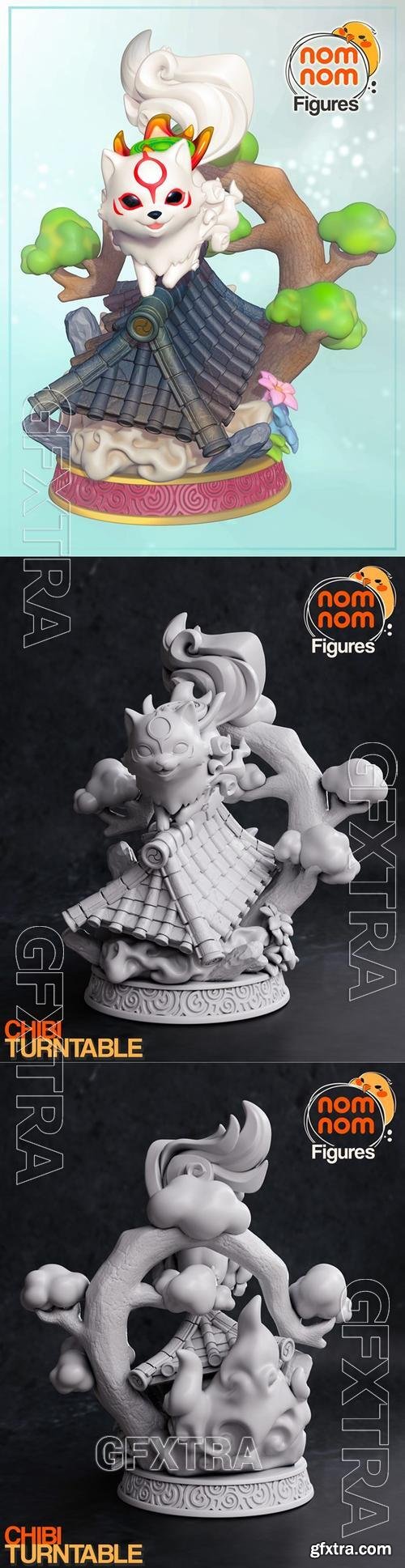 Chibi Amaterasu - Okami &ndash; 3D Print Model