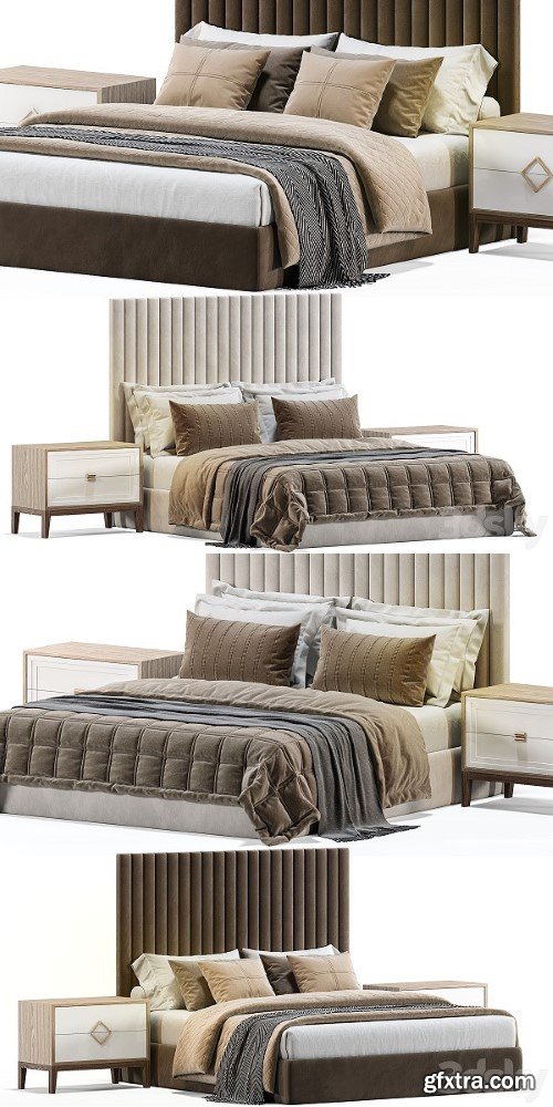 Bed ARONA by Cazarina