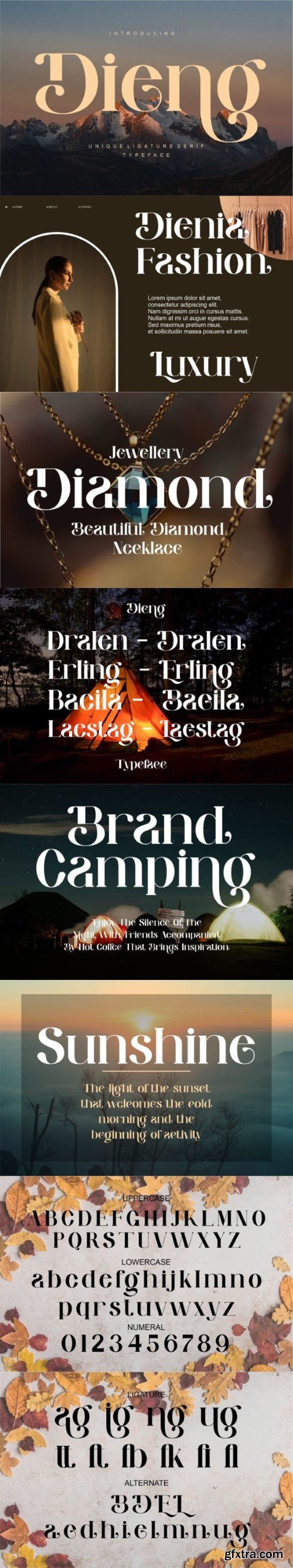 Dieng - serif typeface