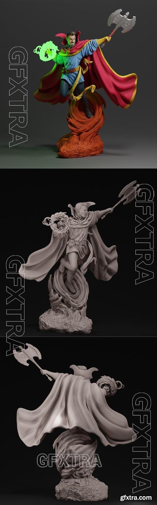 Doctor Strange Sideshow &ndash; 3D Print Model