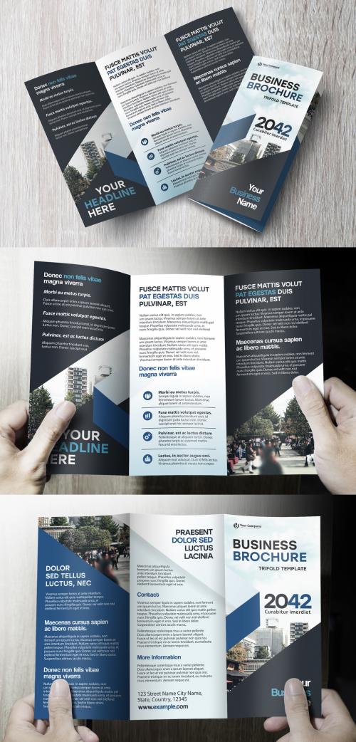 Tri-Fold Brochure Layout 251624607