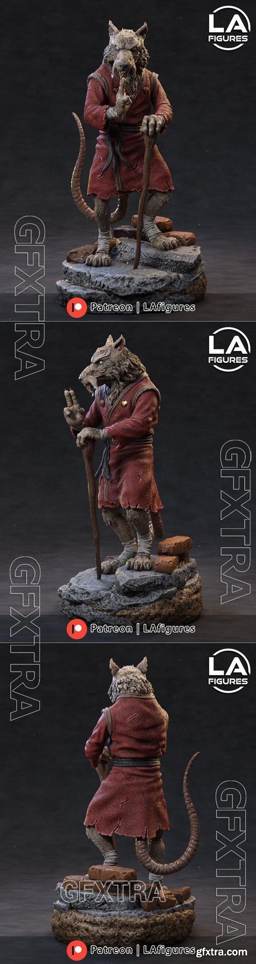 L.A. Figures - Splinter &ndash; 3D Print Model