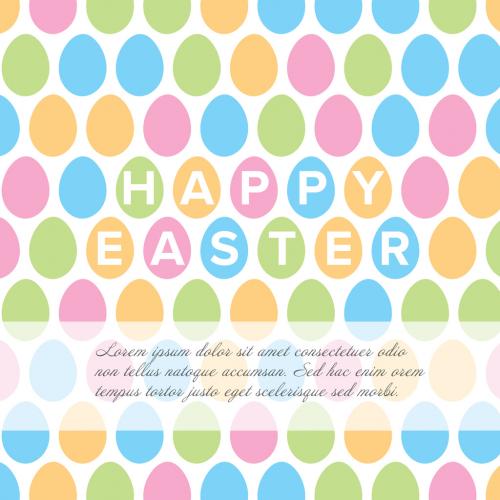 Square Easter Card Layout 254445143