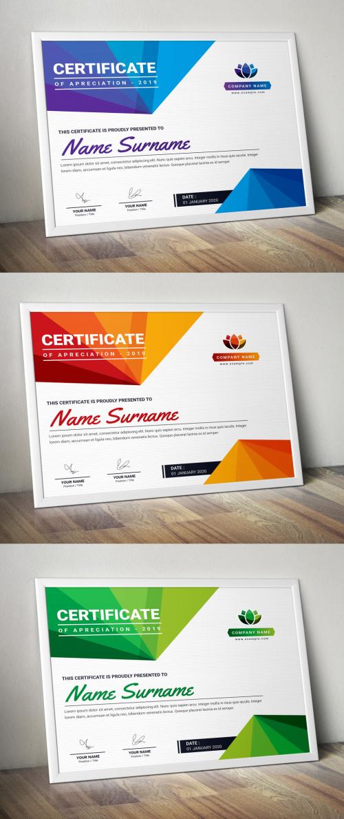 Certificate of Appreciation Layout 259624130