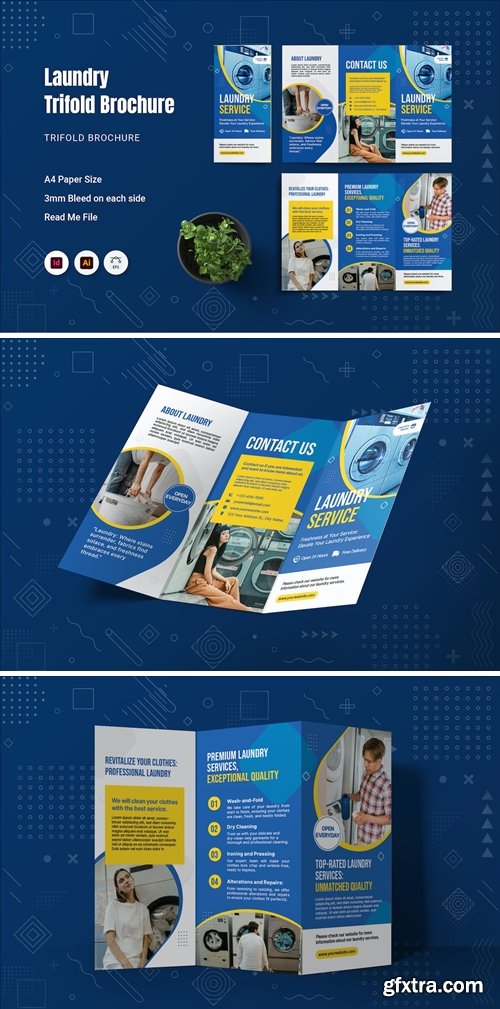 Laundry Trifold Brochure LSB9ZKY