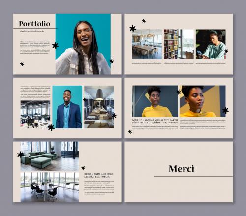 Mise En Page De Portfolio Interactif D’Activités 591668000