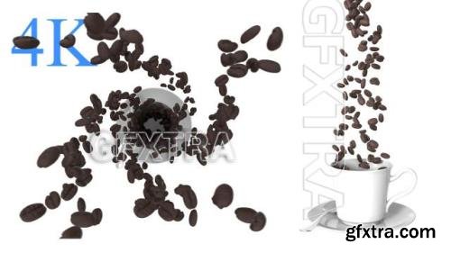 Coffee Beans Filling A Cup Pack 1543089