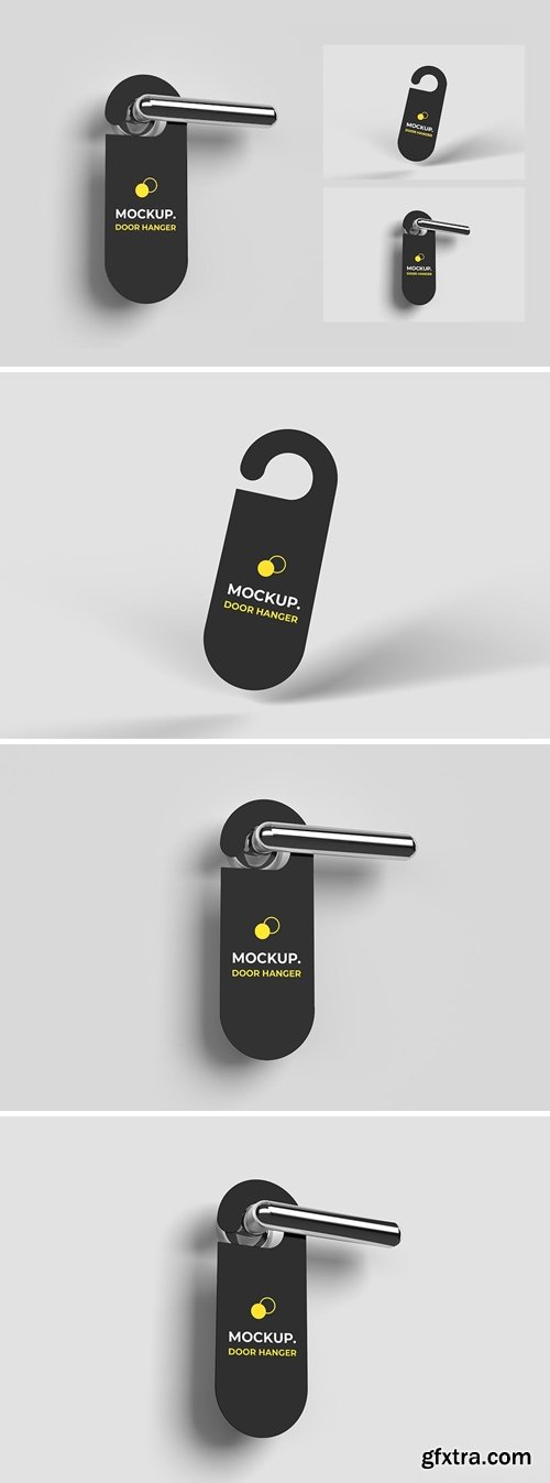 Door Hanger Mockup 5C22WZA