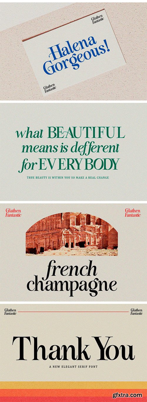 Glathen Fantastic Serif Font