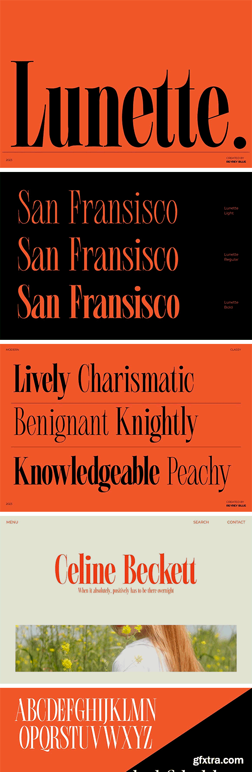 Lunette - Elegant Serif Font